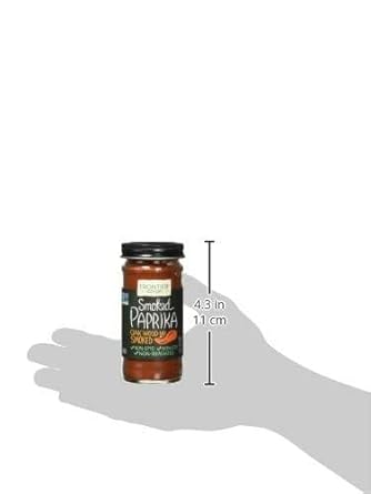 Frontier Co-Op Smoked Paprika, 1.87 Ounce, Oak Wood Smoked & Ground Spanish Paprika, Deep Smokey Flavor, Kosher