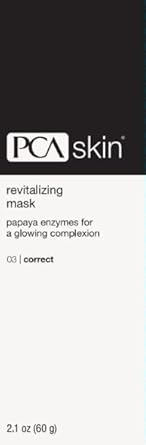 Pca Skin Revitalizing Skin Care Face Mask - Exfoliating Papaya-Infused Skincare Facial Mask For A Healthier Glowing Complexion, Purifies Pores, Blackheads & Acne (2.1 Oz)