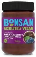Organic Vegan Mylk Hazelnut Cocoa Spread 350G By Bonsan