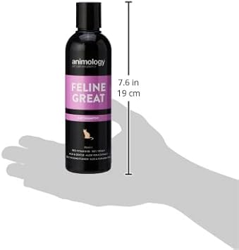 Animology Feline Great Cat Shampoo For Clean and Healthy Coat Cat Shampoo with Peach Fragrance Skin-Friendly, Innovative Formula Mild and Gentle Cat Grooming Shampoo, 250 ml (Pack of 1) : Amazon.co.uk: Pet Supplies