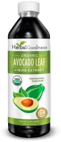 Avocado Leaf Extract Liquid Supplement - Avocado Fruit, Vitamin C, Skin Care, Collagen, Vitamin D3-1 Bottle, 12Oz Liquid - Herbal Goodness - Made In The Usa