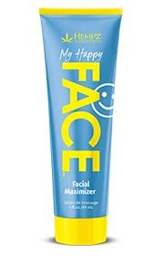 HEMPZ Tanning Lotion - My Happy Face Facial Maximizer - Moisturizing Self-Tanning Lotion for Tanning Beds, Beach, Sun - 2 Fluid ounces : Beauty & Personal Care