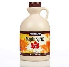 Kirkland Maple Syrup - 5 X 1Ltr