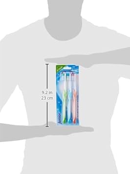 Beauty Formulas Active Oral Care Junior Toothbrush 3-Pieces, Assorted
