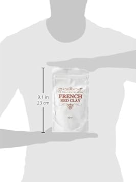 Mystic Moments | Red Ultra Ventilated French Natural Clay 100g - Pure & Natural Vegan GMO Free : Amazon.co.uk: Home & Kitchen