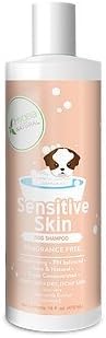 Sensitive Skin Dog Shampoo - Nourishing Pet Shampoo For Dogs – Oatmeal Formula With Aloe And Vitamin E – Fragrance Free - Natural Ingredients, 16 Oz