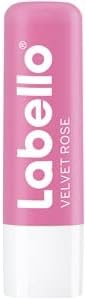 Labello Velvet Rose Lip Balm (4.8G) - Lip Balm With Subtle Rose Fragrance For Rosy Radiant Lips - Nourishing Lip Balm Without Mineral Oils