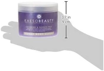 Kaeso Exfoliating Body Scrub, Cranberry And Passion Fruit Sugar 450 Ml