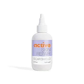 Active Skin Repair First Aid Scar Shield Hydrogel - Scar Treatment For Cuts, Scrapes, Burns And Other Wounds To Stop Scars Before They Form - Natural And Non-Toxic Scar Prevention Gel (3 Oz Gel)