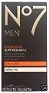No7 Men Energising Supercharge Daily Care Sensitive 50Ml