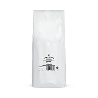 Cameron'S Coffee Organic Peru Whole Bean Coffee, Light Roast, 100% Arabica, Bulk, 4-Pound Bag, (Pack Of 1)