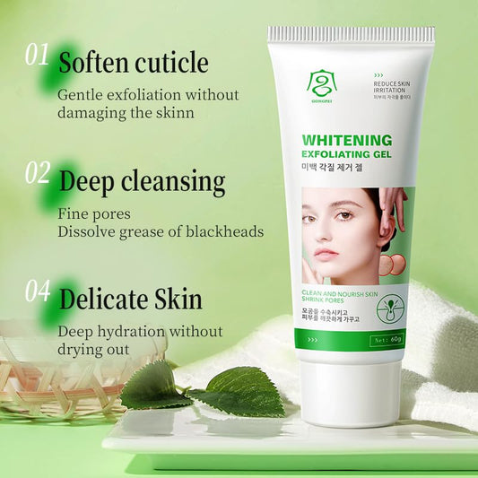 Gentle Exfoliating Gel for Face, Deep Clean & Dead Skin Removal, Smooth & Brighten Skin Tone, Suitable for All Skin Types – 60g