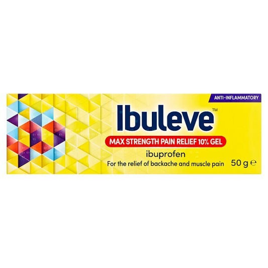 Ibuleve Max Strength Pain Relief 10% 50G