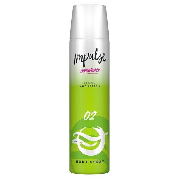 Impulse Throwback Collection O2 Body Spray