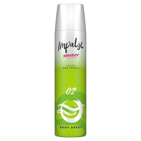 Impulse Throwback Collection O2 Body Spray