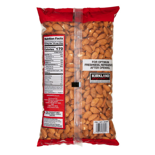 Kirkland Signature Supreme Whole Almonds, 3 lbs