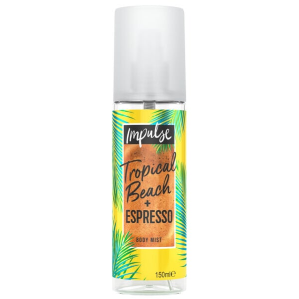 Impulse Tropical Beach + Espresso Body Mist 150Ml
