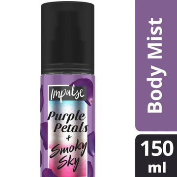 Impulse Body Mist Purple Petals & Smoky Sky 150Ml