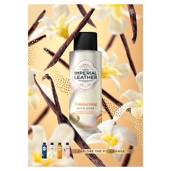 Imperial Leather Moisturising Bath Soak Cotton Vanilla 500Ml