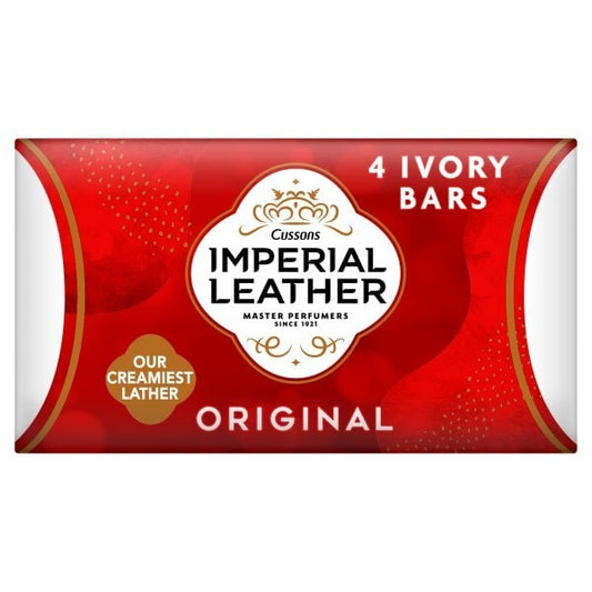 Imperial Leather Original Bar Soap 90G 4 Pack