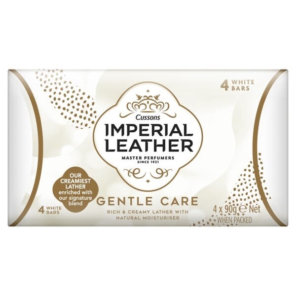Imperial Leather Gentle Bar Soap 90G 4 Pack