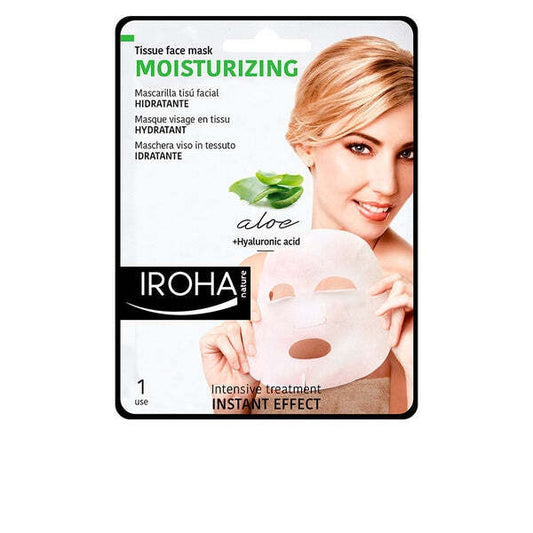 Iroha Nature Moisturizing Aloe Vera 1 X Tissue Face Mask