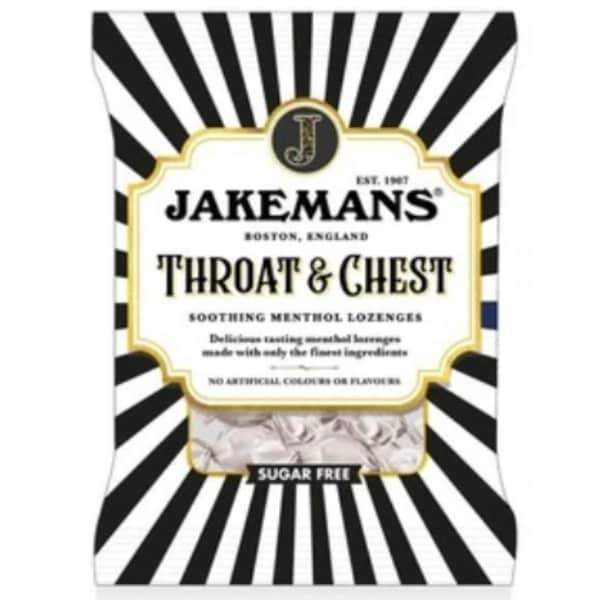 Jakemans Throat Chest Sugar Free 50G