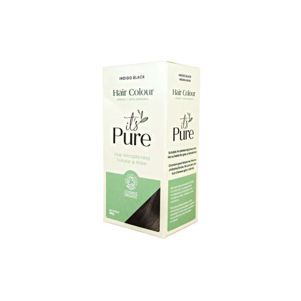 It'S Pure Organic Indigo Black 100% Natural Hair Dye 100G