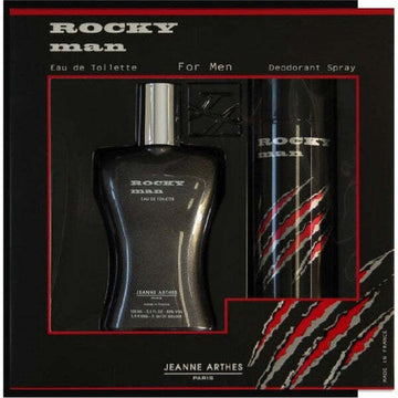Rocky Man Gift Set 100Ml Edt + 200Ml Deodorant Spray