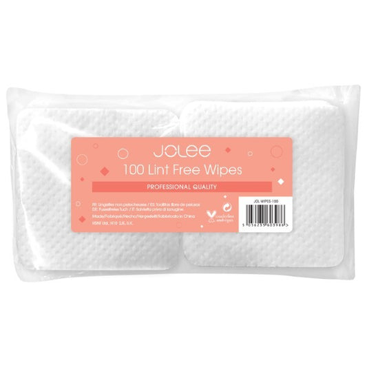 Jolee Lint Free Wipes, Gel Polish Removal Pads - Pack Of 100