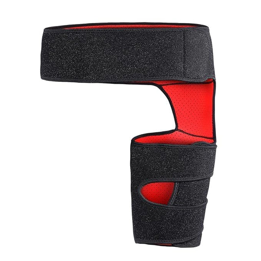 Hip & Thigh Support Wrap – Adjustable Compression Brace for Sciatica Relief