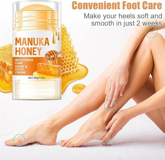 Honey Moisturizing Foot & Hand Cream – Intensive Care for Dry Skin & Heels – 40g