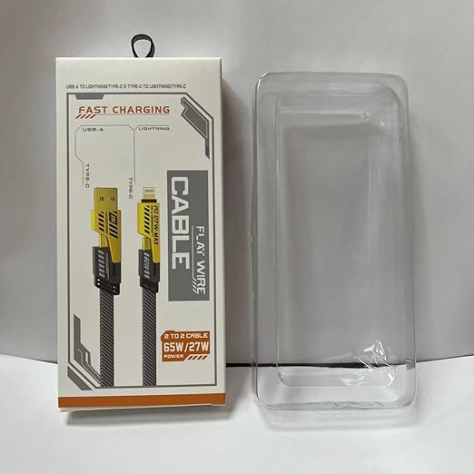 4-in-1 PD 65W Fast Charging Cable – 39.37-inch Multi-Device USB Type-C Cable with Clip, High-Speed Charging for Smartphones, Tablets