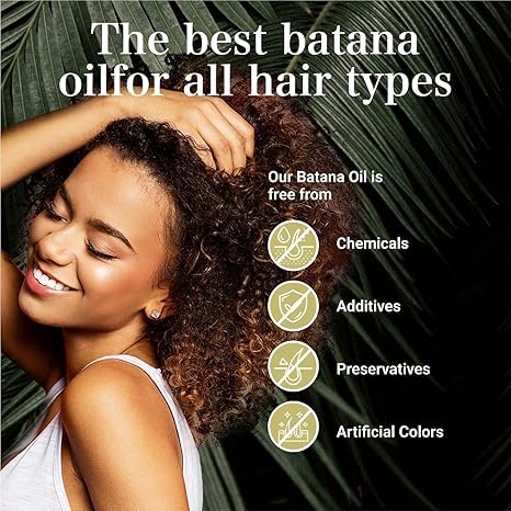 Batana Hair Oil for Hair Growth, Natural Rosemary Oil, Helps Reduce Hair Fall & Thinning, Nourishes Scalp, Promotes Stronger, Thicker Hair – 30ml