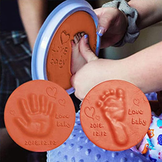 Air Drying Soft Clay Dough Baby Handprint & Footprint Casting Kit – Perfect Keepsake for Newborns Multicolor (Pack of 5)