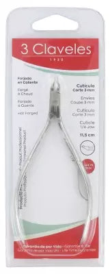 3 Claveles Cuticle Pliers 3Mm Cutting