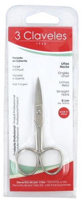 3 Claveles Straight Nail Scissors