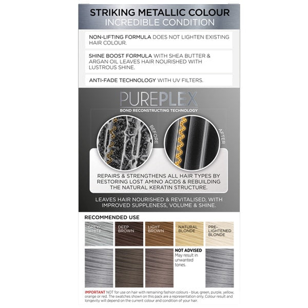 Colour Freedom Permanent Hair Colour. M6 Graphite Grey