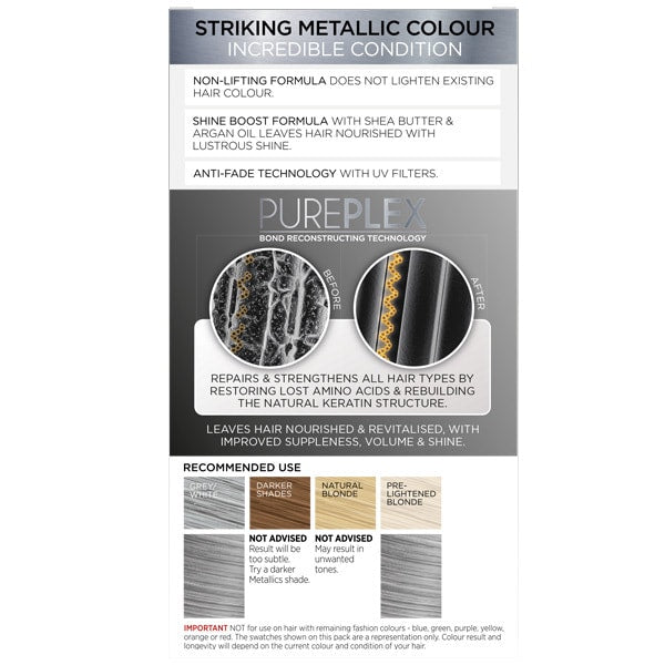 Colour Freedom Permanent Hair Colour. M9 Silver Grey