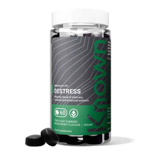 Known Nutrition De-Stress Mixed Berry Vegan Gummy Supplement X 60
