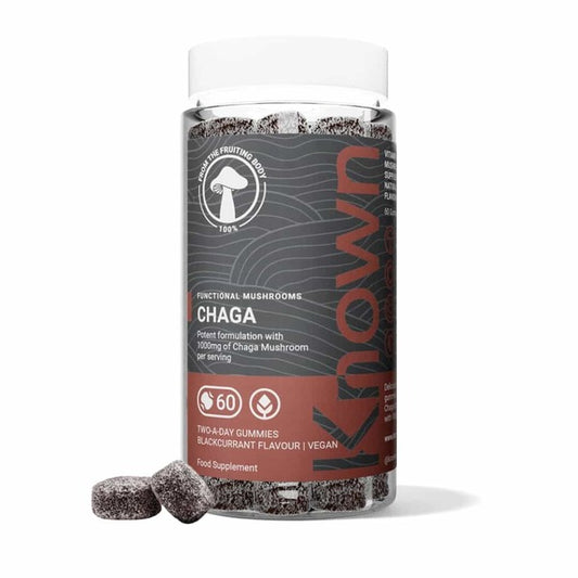 Known Nutrition Chaga Vegan Gummy Supplement X 60