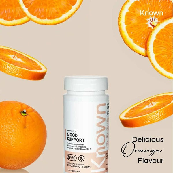 Known Nutrition Mood Support Orange Vegan Gummy X 60