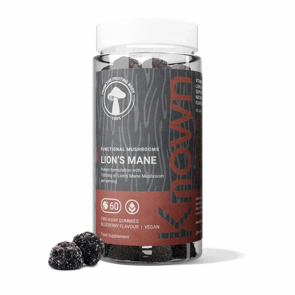 Known Nutrition Lion'S Mane Plus Vegan Gummy Supplement X 60