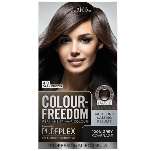 Colour Freedom Permanent Hair Colour. 4.0 Dark Brown