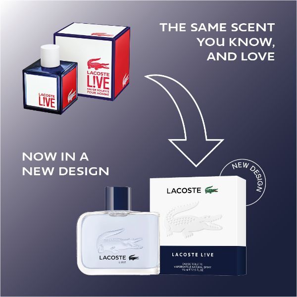 Lacoste L!Ve Male Edt 75Ml