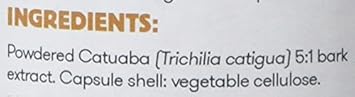 Rio Amazon 500 mg Catuaba 5:1 Extract 90 Vegetarian Capsules, 320 g : Amazon.co.uk: Health & Personal Care