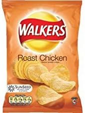Walkers Crisp Roast Chicken 32.5g Bags (Box of 32) : Amazon.co.uk: Grocery