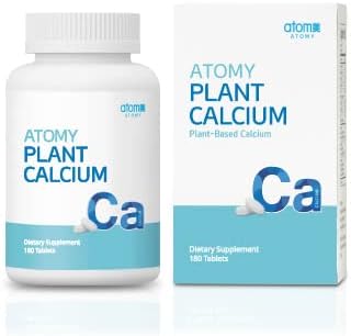 A.T.O.M.Y Plant Calcium Plant-Based Calcium 180 Tablets