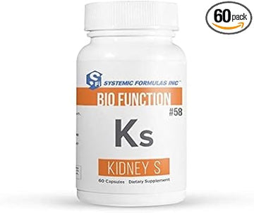 Systemic Formulas Bio Function Ks Kidney 60 Capsules : Health & Household