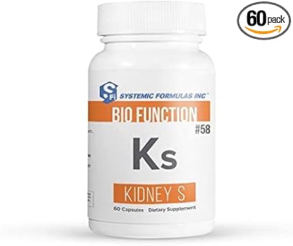 Systemic Formulas Bio Function Ks Kidney 60 Capsules : Health & Household